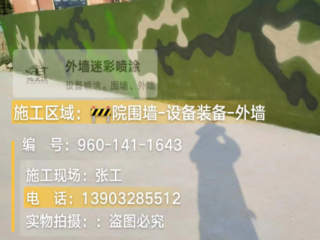 石景山 迷彩漆喷涂价格（按平方米计费）